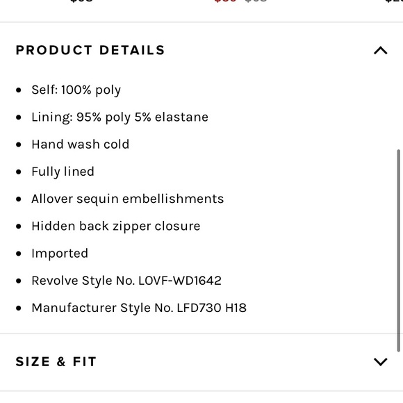 NWT Lovers + Friends Dress - Picture 6 of 6